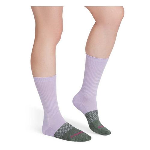Women's Bombas Marl Toe Block Crew Socks - Primary Image