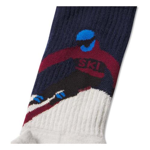 Men's Bombas Merino Blend Skier w/ Retro Sweater Crew Socks - Primary Image