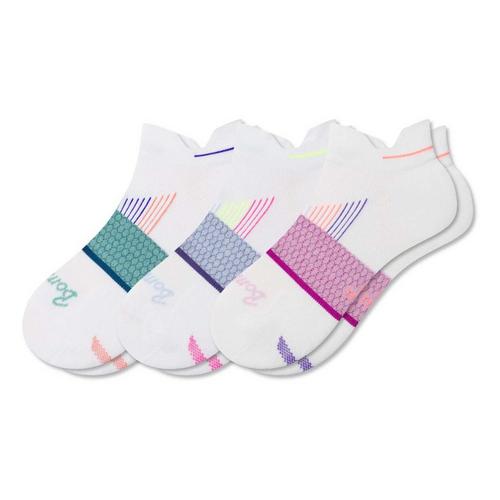 Men's Bombas Solid Multi Triangle 3 Pack Ankle Running Socks - Primary Image