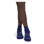 Bombas Solid Bee Logo Reflective Stripe Quarter Running Socks - Thumbnail 2 of 2