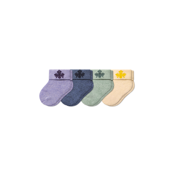 Baby Bombas Marl 4 Pack Crew Socks