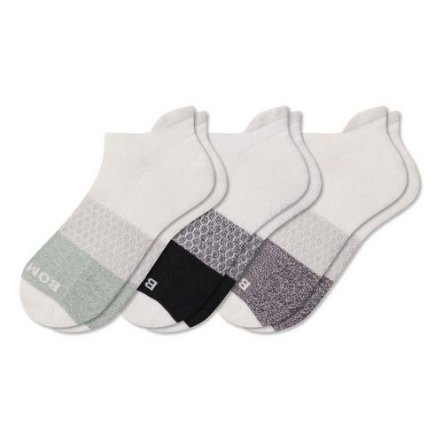 Men's Bombas Tri-Block 3 Pack Ankle Socks - Primary Image