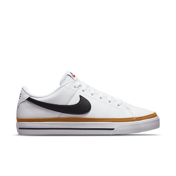 Women's Nike Court Legacy Next Nature Sneakers 6.5 Regular White/Black-Desert Ochre-Team Orange