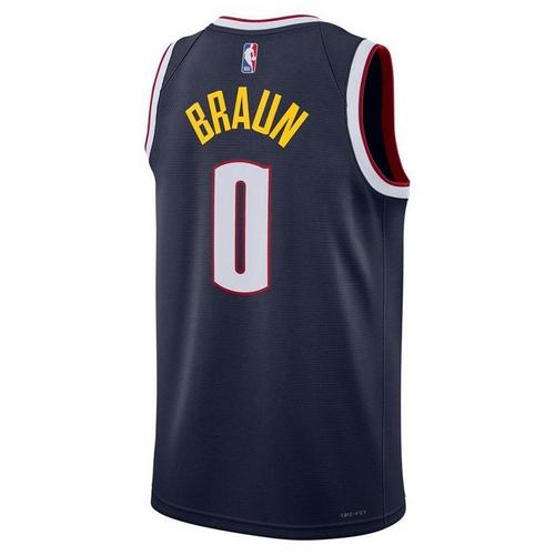 Nike Denver Nuggets Christian Braun #0 2022 Icon Edition Swingman Jersey - Primary Image