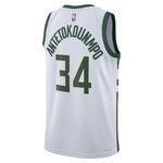 Nike Milwaukee Bucks Giannis Antetokounmpo #34 2022 Association Edition Jersey - Thumbnail 1 of 2