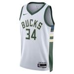 Nike Milwaukee Bucks Giannis Antetokounmpo #34 2022 Association Edition Jersey - Thumbnail 2 of 2