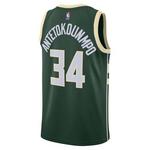 Nike Milwaukee Bucks Giannis Antetokounmpo #34 2022 Icon Edition Swingman Jersey - Thumbnail 2 of 3