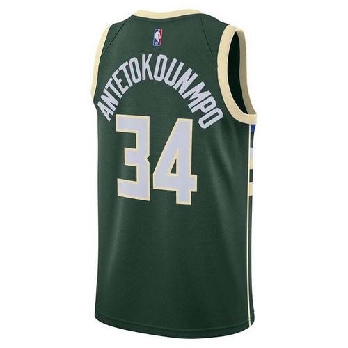Nike Milwaukee Bucks Giannis Antetokounmpo #34 2022 Icon Edition Swingman Jersey - Primary Image