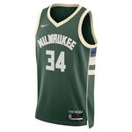 Nike Milwaukee Bucks Giannis Antetokounmpo #34 2022 Icon Edition Swingman Jersey - Thumbnail 3 of 3