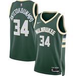 Nike Milwaukee Bucks Giannis Antetokounmpo #34 2022 Icon Edition Swingman Jersey - Thumbnail 1 of 3