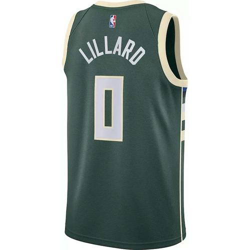 Nike Milwaukee Bucks Damian Lillard #0 Swingman Jersey - Primary Image