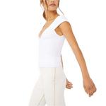 Women's Free People Duo Corset V-Neck Shirt - Thumbnail 2 of 5