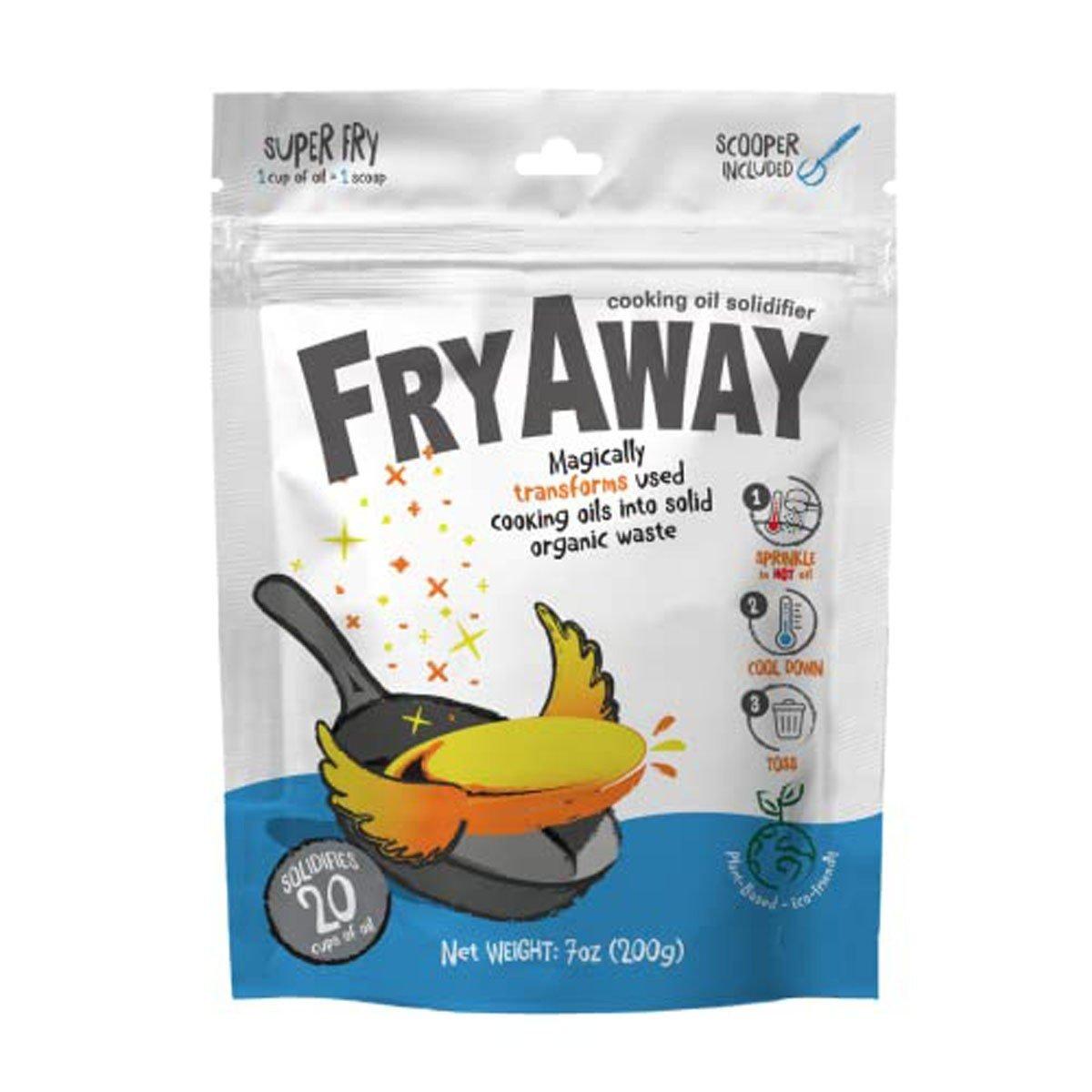 FryAway Fuper Fry Waste Cooking Oil Solidifer Powder - FryAway