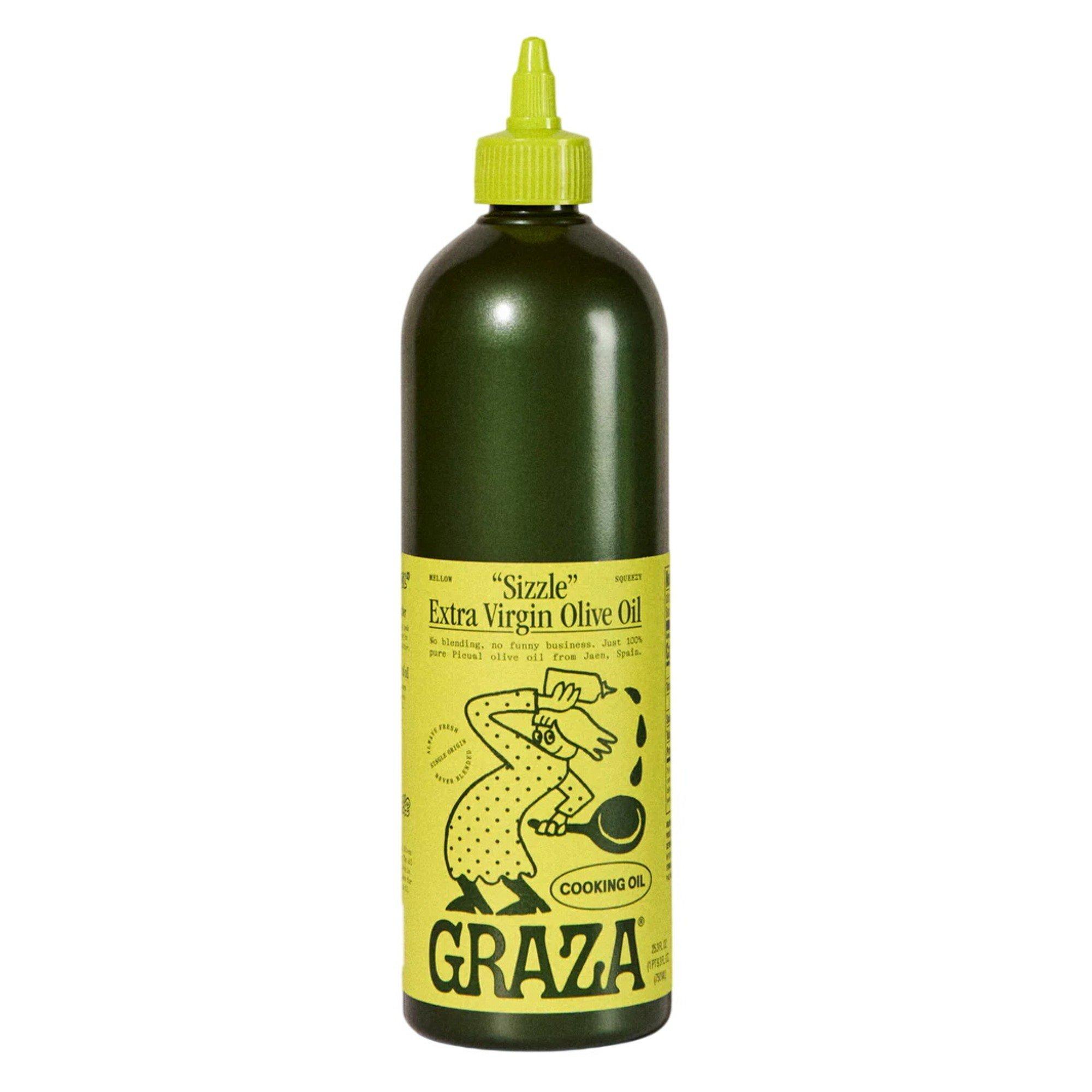 Graza Sizzle Extra Virgin Olive Oil Squeeze Bottle - Graza