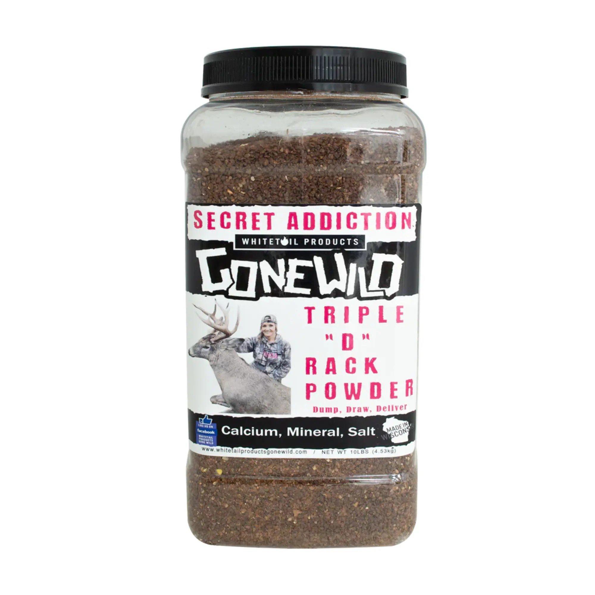Whitetail Products Gone Wild Triple D Rack Powder Deer Attractant - Whitetail Products Gone Wild