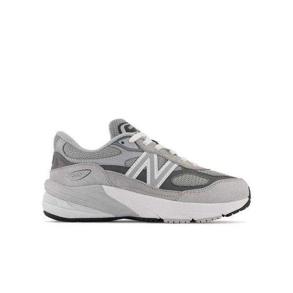 Kids' New Balance 990v6 Shoes Little 1 Wide Grey