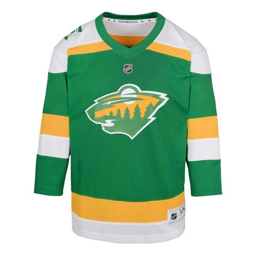 Genuine Stuff Kids' Minnesota Wild Kirill Kaprizov #97 Alternate Replica Jersey - Primary Image