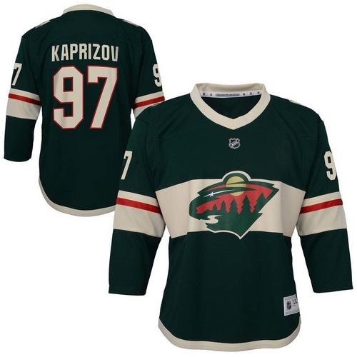 Genuine Stuff Kids' Boys Minnesota Wild Kirill Kaprizov #97 Replica Jersey - Primary Image