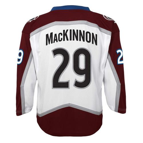 Genuine Stuff Kids' Colorado Avalanche Nathan MacKinnon #29 Away Jersey - Primary Image