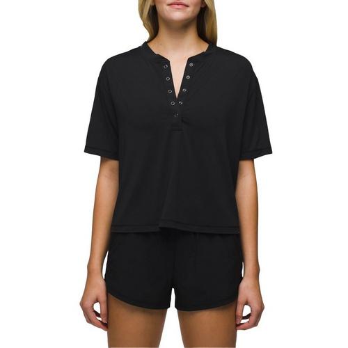Women's prAna Sol Searcher V-Neck Henley,T-Shirt - Primary Image