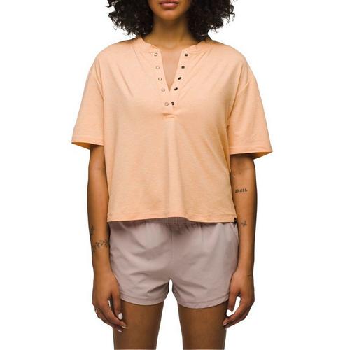Women's prAna Sol Searcher V-Neck Henley,T-Shirt - Primary Image