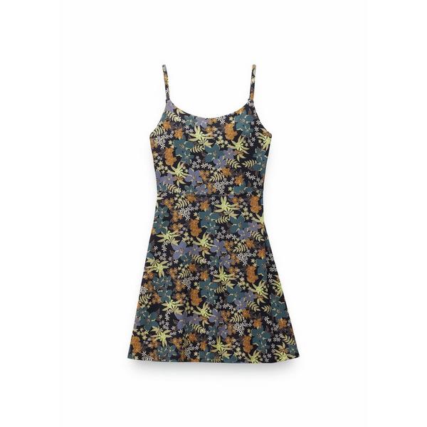 Women's prAna Wistful Winds Dress Medium Black Summer Nights