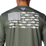 Men's Columbia PFG Terminal Tackle Fish Flag Long Sleeve T-Shirt - Thumbnail 3 of 4