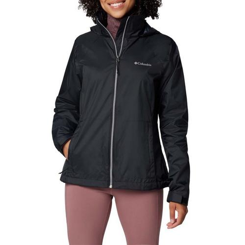 Women's Columbia Plus Size Switchback IV Hooded Rain Jacket - Primary Image