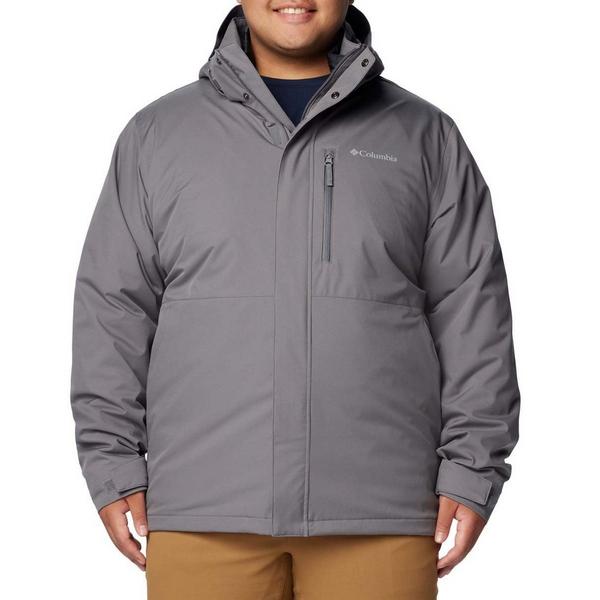 Men's Columbia Abiqua Falls Interchange 3-in-1 Jacket Medium City Grey