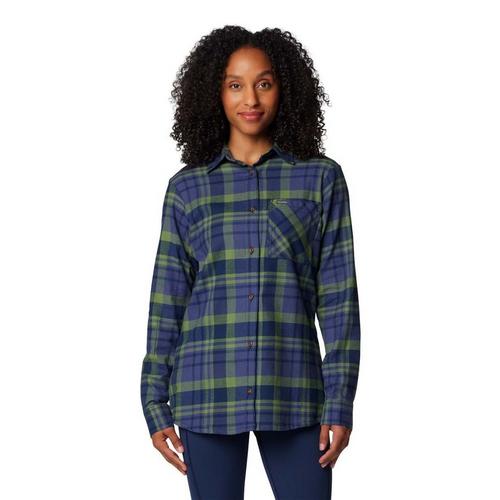 Women's Columbia Calico Basin Flannel Long Sleeve Button Up Shirt - Primary Image