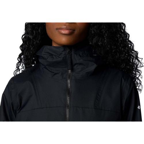 Women's Columbia Sweet Creek II Lined Hooded Rain Jacket - Primary Image