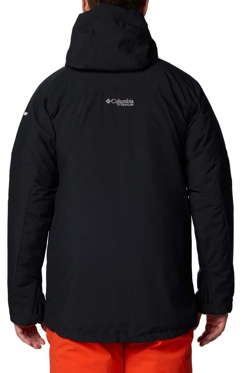 Columbia Men's Alpha Trail Down Jacket - 800 Fill Power Omni-Heat 3D - Black S-XXL