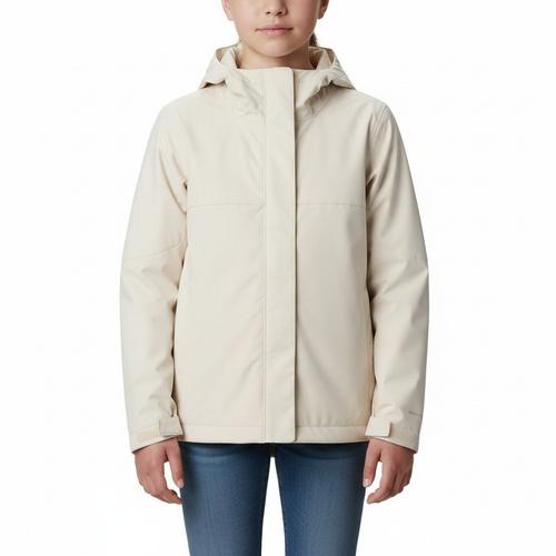 Girls' Columbia Hikebound II Hooded Rain Jacket - Primary Image