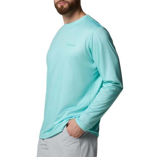 Men's Columbia PFG Terminal Tackle Fish Flag Long Sleeve T-Shirt - Primary Image