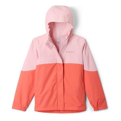 Girls' Columbia Hikebound II 25 Hooded Rain Jacket - Primary Image