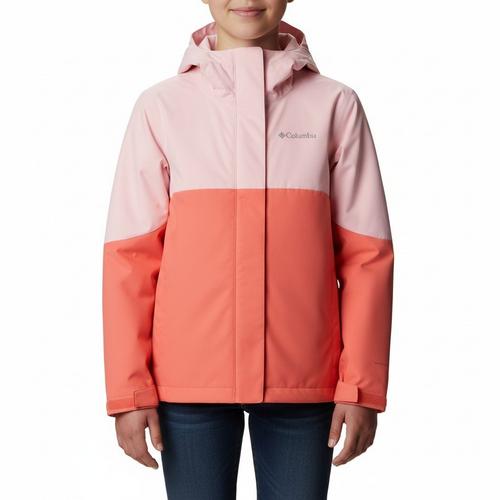 Girls' Columbia Hikebound II 25 Hooded Rain Jacket - Primary Image