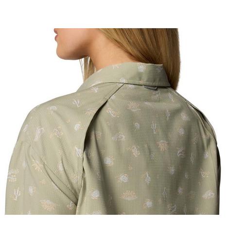Women's Columbia Plus Size Silver Ridge Utility Long Sleeve Button Up Shirt - Primary Image