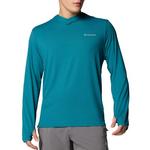 Men's Columbia Tech Trail Utility Long Sleeve Hooded T-Shirt - Thumbnail 1 of 4