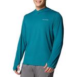 Men's Columbia Tech Trail Utility Long Sleeve Hooded T-Shirt - Thumbnail 2 of 4