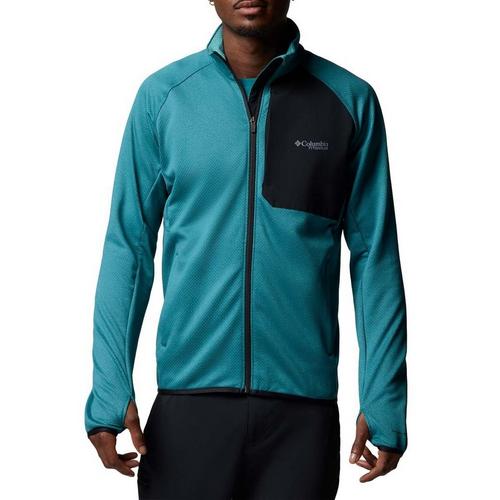 Men's Columbia Triple Canyon Grid Fleece Full Zip - Primary Image