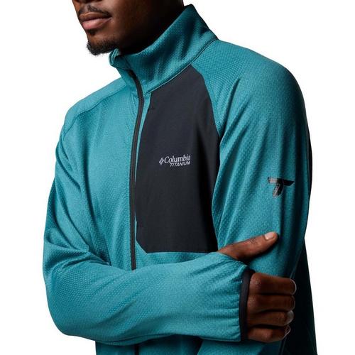 Men's Columbia Triple Canyon Grid Fleece Full Zip - Primary Image