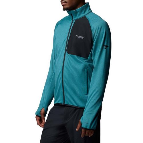 Men's Columbia Triple Canyon Grid Fleece Full Zip - Primary Image