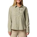 Women's Columbia Silver Ridge Utility Patterned Long Sleeve Button Up Shirt - Thumbnail 1 of 5