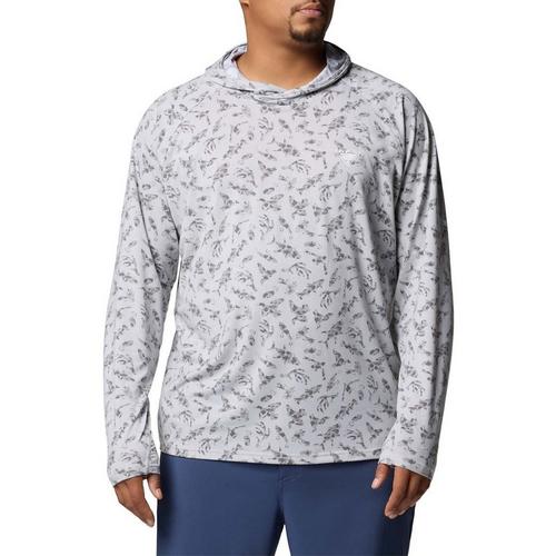 Men's Columbia PFG Uncharted Long Sleeve Hooded T-Shirt - Primary Image