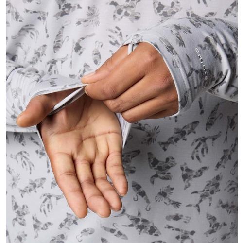 Men's Columbia PFG Uncharted Long Sleeve Hooded T-Shirt - Primary Image