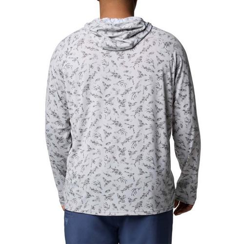 Men's Columbia PFG Uncharted Long Sleeve Hooded T-Shirt - Primary Image