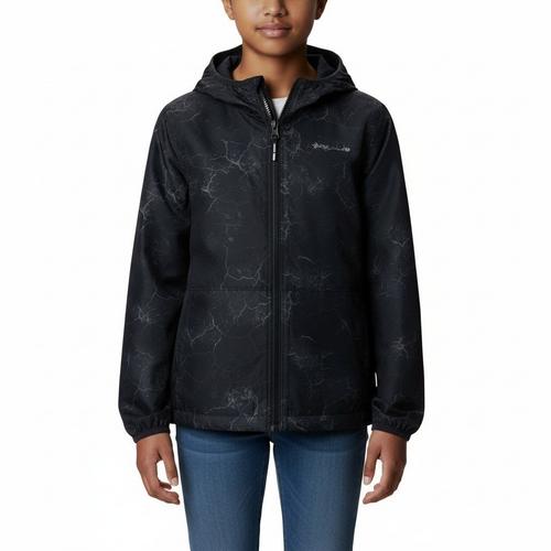 Kids' Columbia Pixel Grabber II Reversible Hooded Softshell Jacket