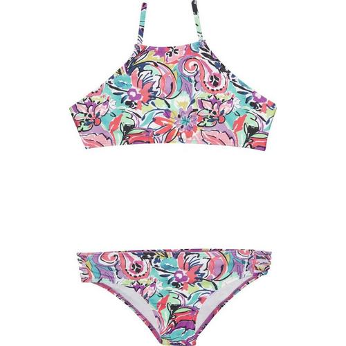 Girls' Raisins Electric Flamingo Swim Bikini Set - Primary Image