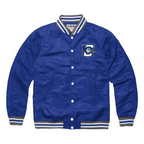 Charlie Hustle Creighton Bluejays Satin Varsity Jacket - Primary Image