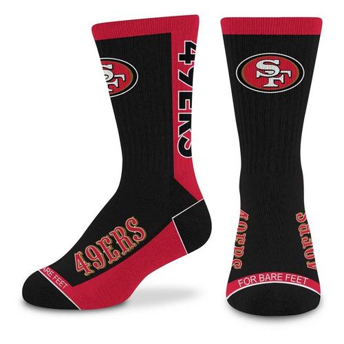 For Bare Feet San Francisco 49ers MVP Socks - Primary Image